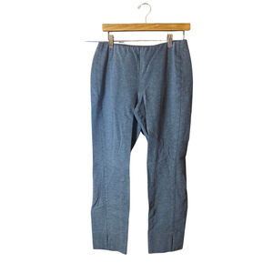 J. Jill Small Gray Ponte Slim Leg Pants